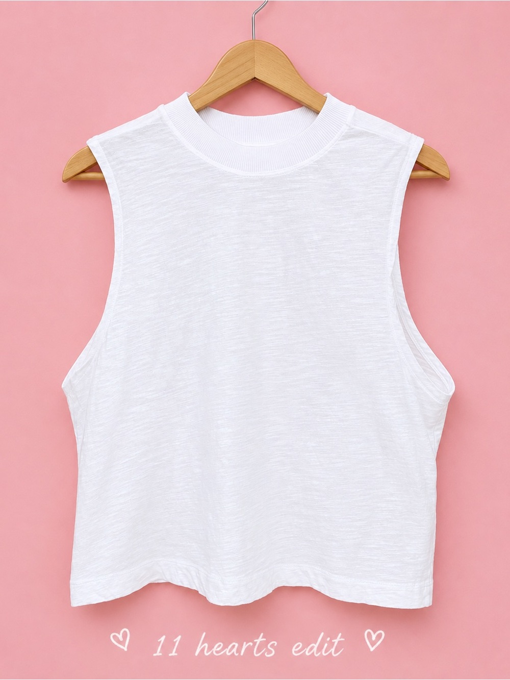 Pilcro White Sleeveless Mock Neck Cotton Tank Top Size M - Picture 4 of 10
